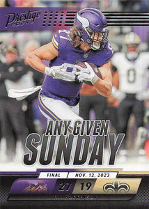 2024 Panini Prestige Football Any Given Sunday T.J. Hockenson #AGS-THN