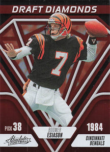 2023 Panini Absolute Football Draft Diamonds Boomer Esiason #DD-18