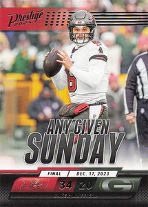 2024 Panini Prestige Football Any Given Sunday Baker Mayfield #AGS-BMD