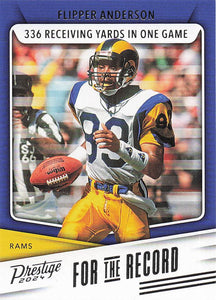 2024 Panini Prestige Football For the Record Flipper Anderson #FR-FA
