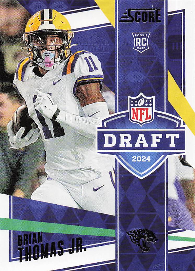 2024 Score Football NFL Draft Brian Thomas Jr. #14