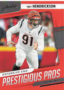 2024 Panini Prestige Football Prestigious Pros Trey Hendrickson #PP-THN