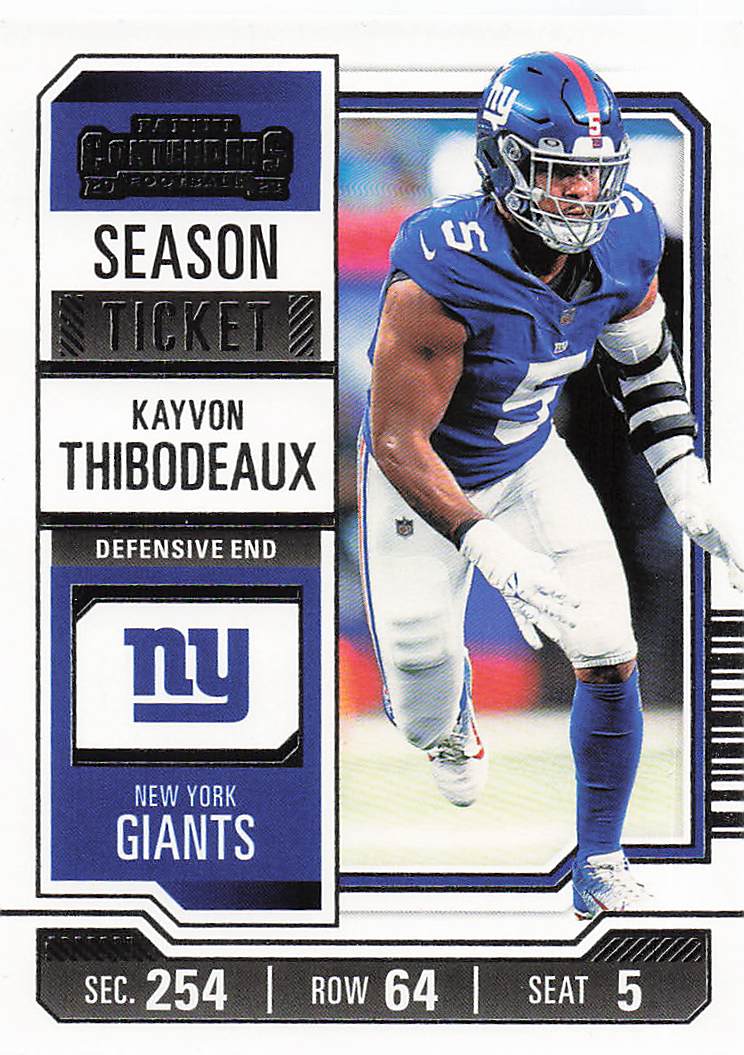 2023 Panini Contenders Football Season Ticket Retail Kayvon Thibodeaux #76