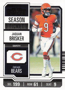 2023 Panini Contenders Football Season Ticket Retail Jaquan Brisker #19