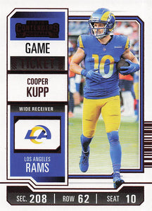 2023 Panini Contenders Football Game Ticket Red Cooper Kupp #61