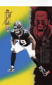 2025 Topps Signature Class Football Blue & Yellow Aireontae Ersery #195 Rookie