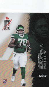 2025 Topps Signature Class Football Chrome Refractor Armand Membou #163 Rookie