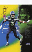 2025 Topps Signature Class Football Blue & Yellow Nick Emmanwori #174 Rookie