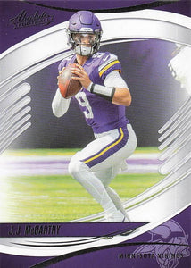 2025 Panini Absolute Football J.J. McCarthy #100
