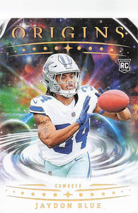 2025 Panini Origins Football Jaydon Blue #140 Rookie