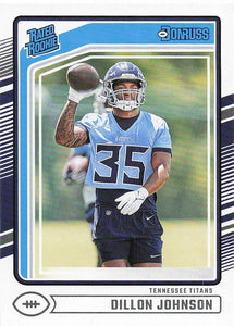 2024 Donruss Football Dillon Johnson #399 Rookie
