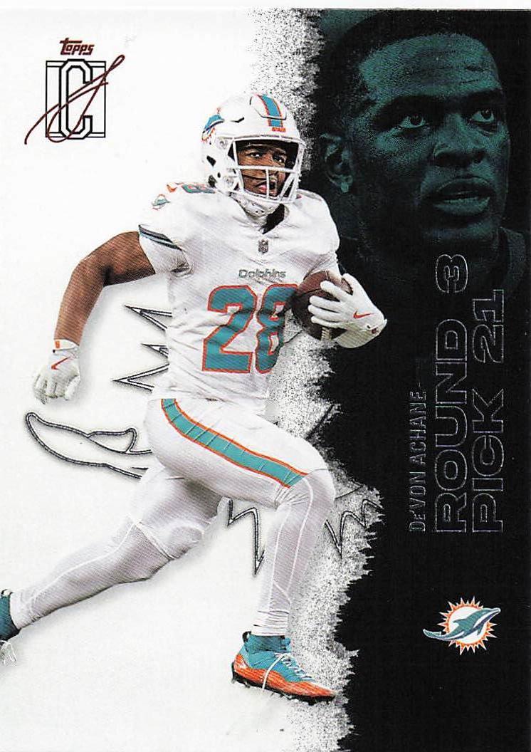 2025 Topps Signature Class Football De'Von Achane #35