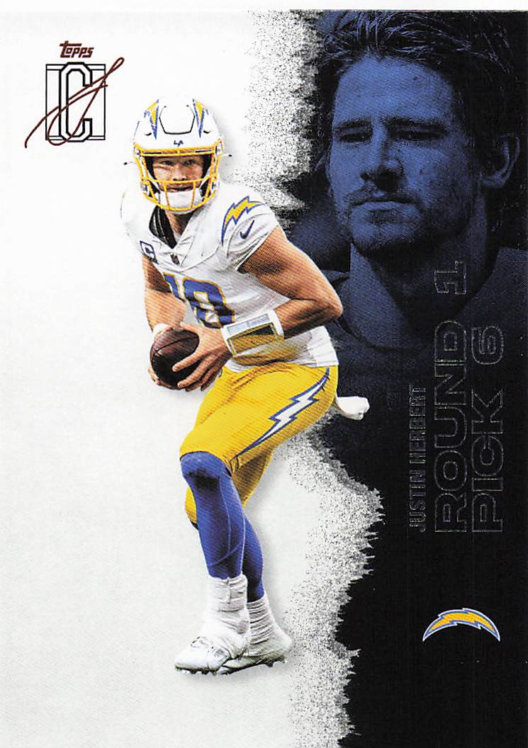 2025 Topps Signature Class Football Justin Herbert #30