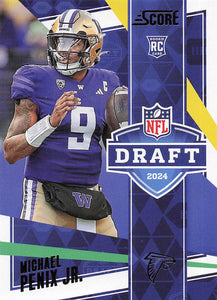 2024 Score Football NFL Draft Michael Penix Jr. #15