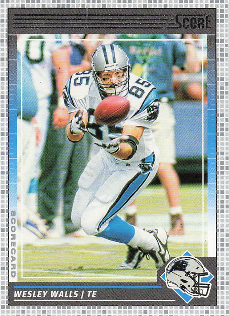 2024 Score Football Scorecard Wesley Walls #45