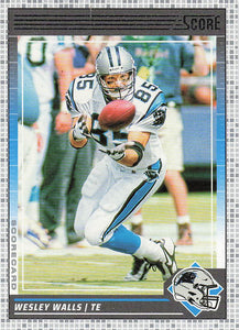 2024 Score Football Scorecard Wesley Walls #45