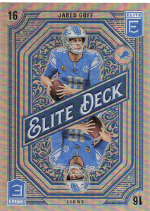 2024 Donruss Elite Football Elite Deck Jared Goff #7