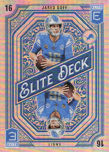 2024 Donruss Elite Football Elite Deck Jared Goff #7