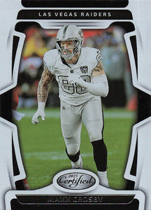 2025 Panini Certified Football Maxx Crosby #54