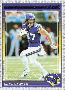 2024 Score Football Scorecard T.J. Hockenson #185