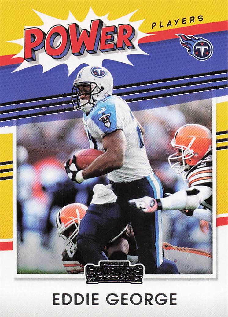 2021 Panini Contenders Football Power Players Eddie George #PP-EGE