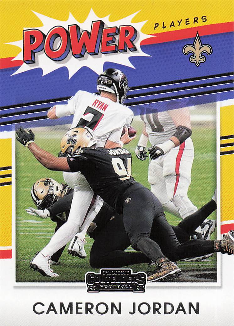 2021 Panini Contenders Football Power Players Cameron Jordan #PP-CJO