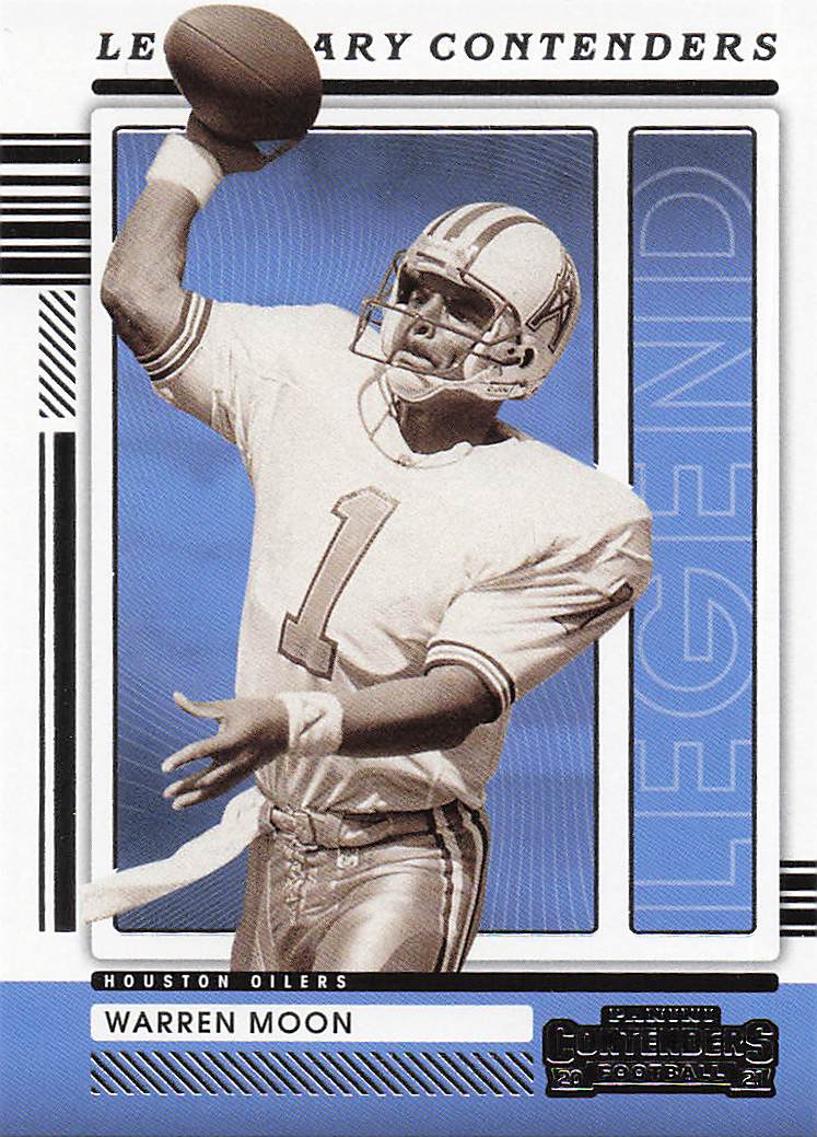 2021 Panini Contenders Football Legendary Contenders Warren Moon #LGD-WMO