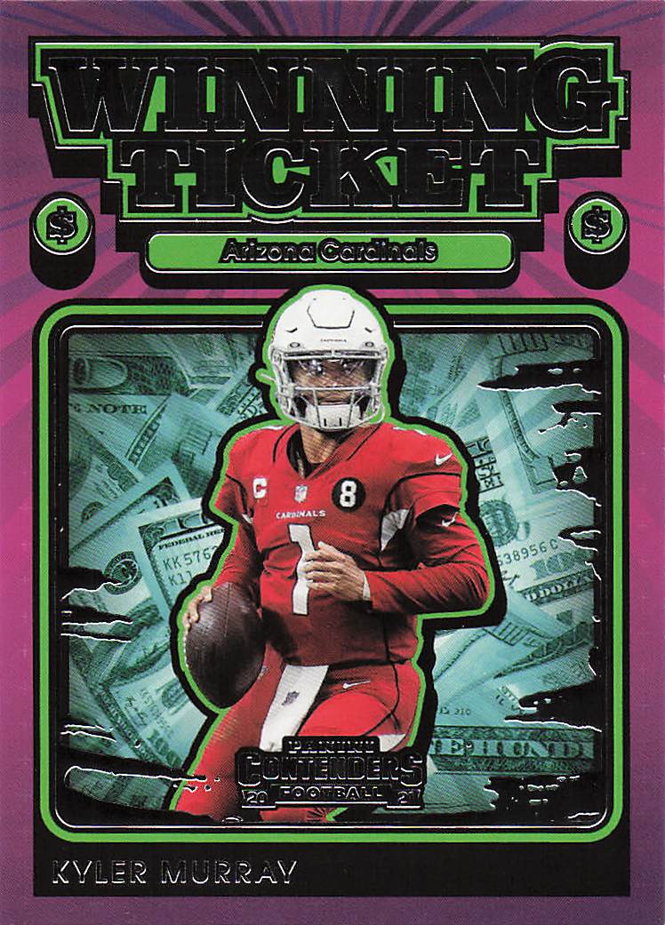 2021 Panini Contenders Football Winning Ticket Kyler Murray #WT-KMU