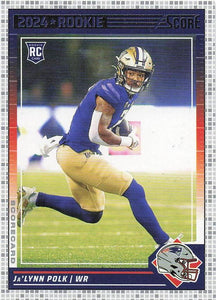 2024 Score Football Scorecard Ja'Lynn Polk #356 Rookie