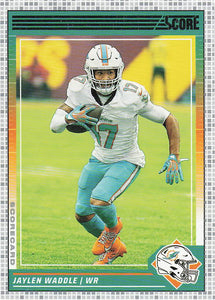 2024 Score Football Scorecard Jaylen Waddle #177