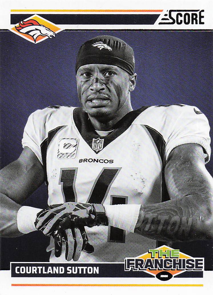 2024 Score Football The Franchise Courtland Sutton #10