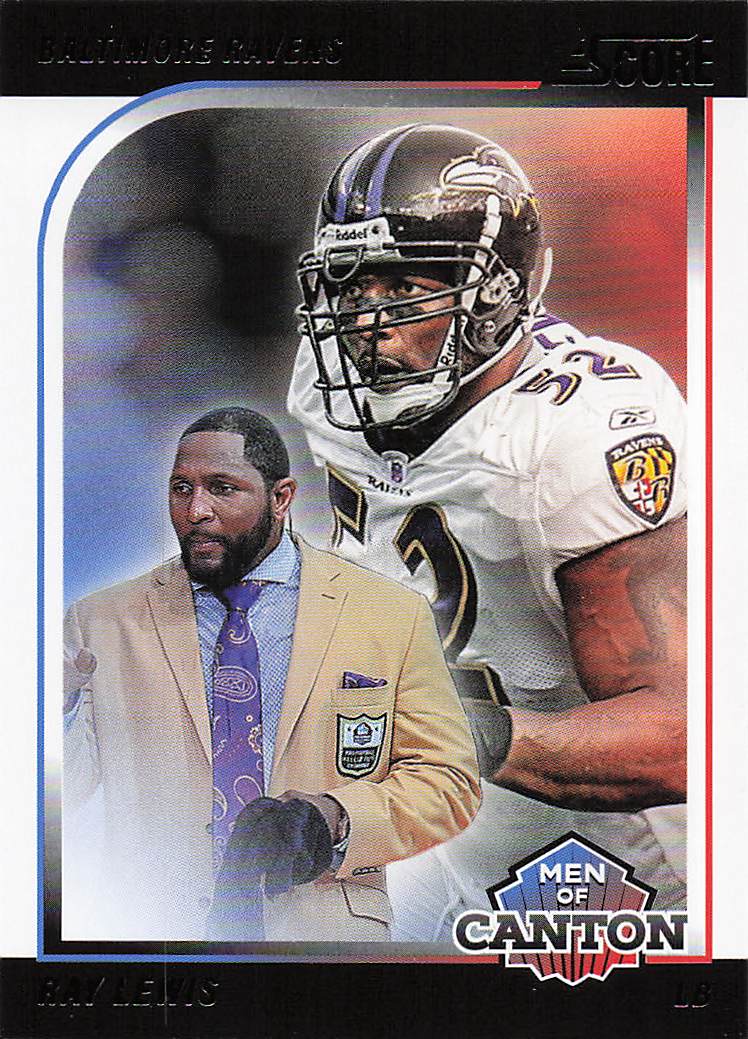 2024 Score Football Men of Canton Ray Lewis #15
