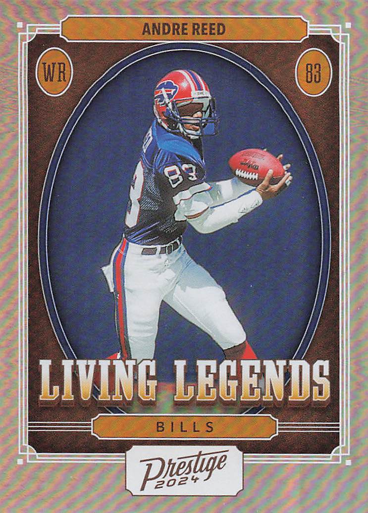 2024 Panini Prestige Football Living Legends Andre Reed #LL-ARD