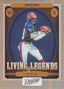 2024 Panini Prestige Football Living Legends Andre Reed #LL-ARD