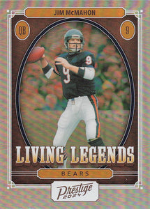 2024 Panini Prestige Football Living Legends Jim McMahon #LL-JMN