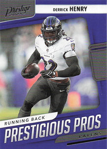 2024 Panini Prestige Football Prestigious Pros Derrick Henry #PP-DHY