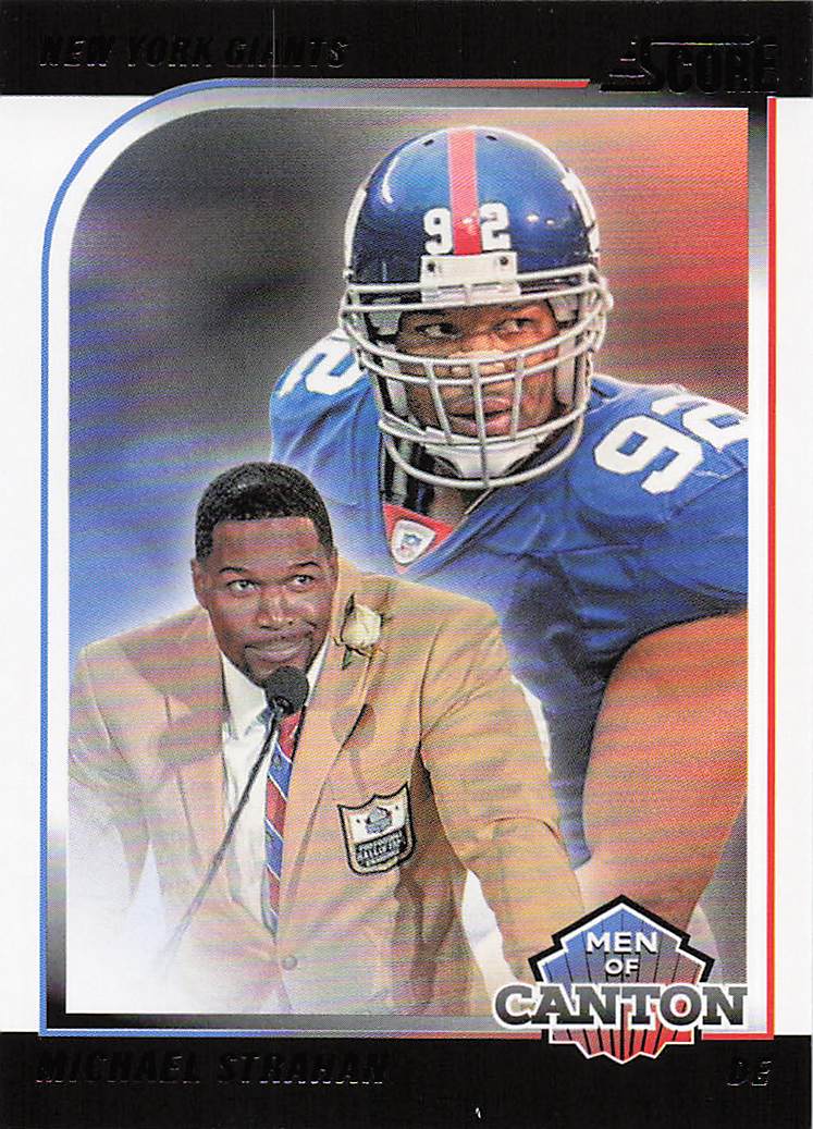 2024 Score Football Men of Canton Michael Strahan #12