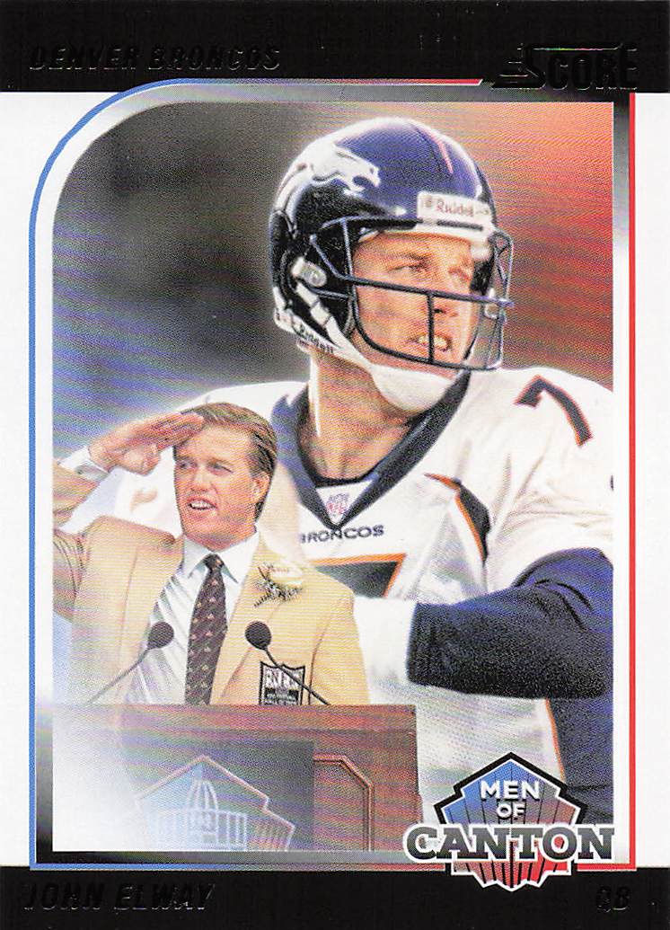 2024 Score Football Men of Canton John Elway #9