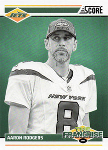 2024 Score Football The Franchise Aaron Rodgers #25
