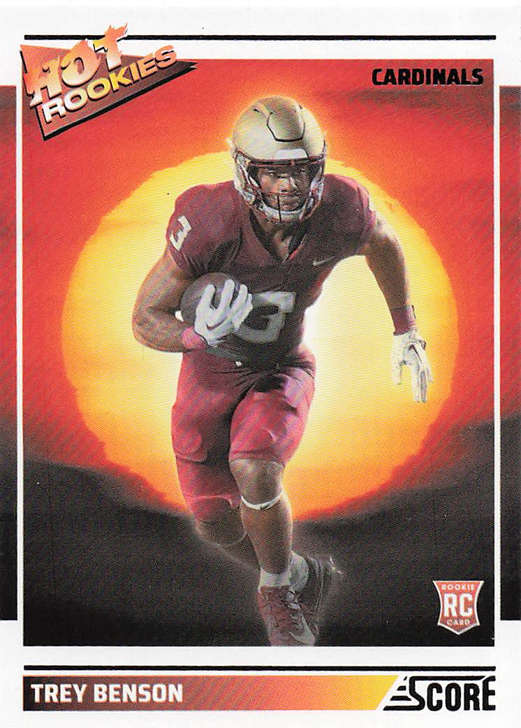 2024 Score Football Hot Rookies Trey Benson #14