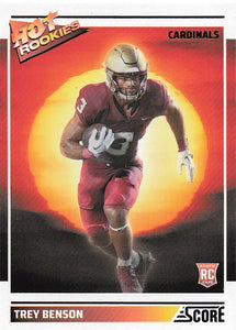 2024 Score Football Hot Rookies Trey Benson #14