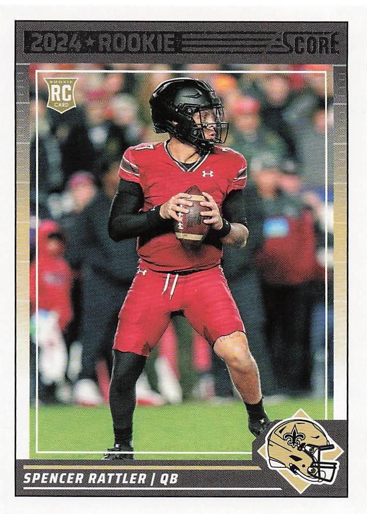 2024 Score Football Spencer Rattler #345 Rookie