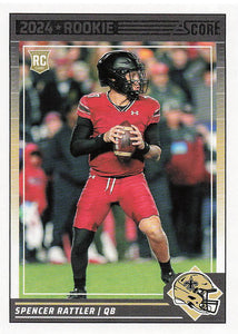 2024 Score Football Spencer Rattler #345 Rookie