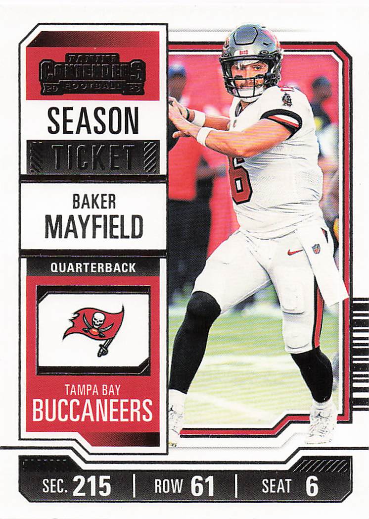 2023 Panini Contenders Football Season Ticket Retail Baker Mayfield #92