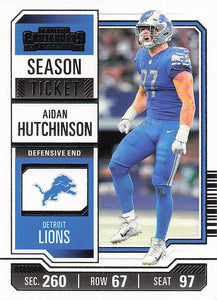 2023 Panini Contenders Football Aidan Hutchinson #33