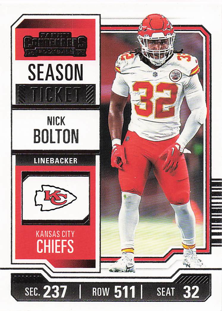 2023 Panini Contenders Football Season Ticket Retail Nick Bolton #50