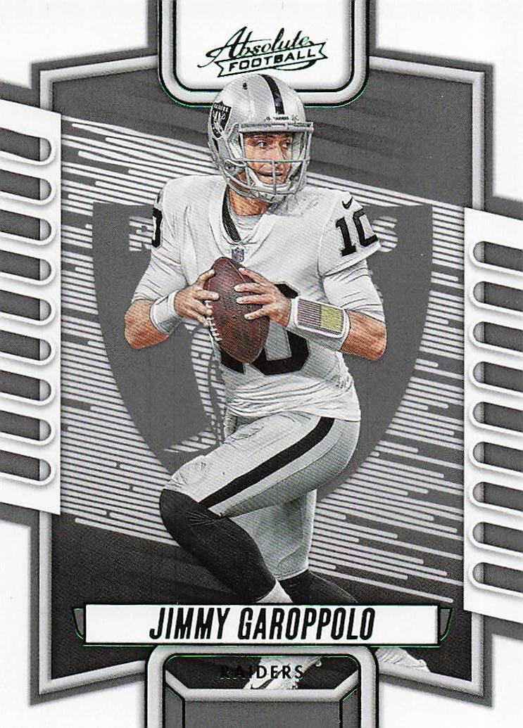 2023 Panini Absolute Football Green Jimmy Garoppolo #2
