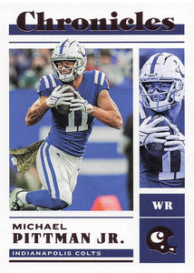 2022 Panini Chronicles Football Pink Michael Pittman Jr. #11