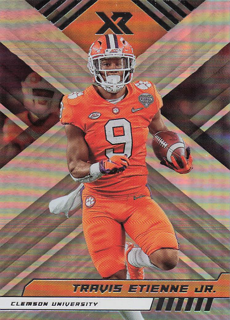 2023 Panini Chronicles Draft Picks Football XR Travis Etienne Jr. #19