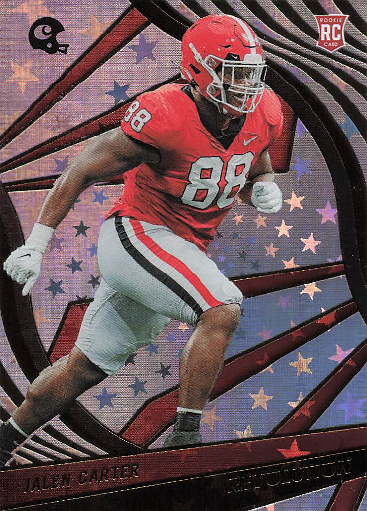 2023 Panini Chronicles Draft Picks Football Revolution Astro Jalen Carter #53